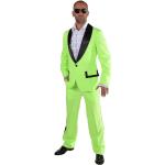 Neongrüne Karnevalshosen & Faschingshosen aus Polyester für Herren Größe L 