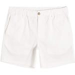 Weiße Bio Chino-Shorts mit Reißverschluss aus Baumwolle maschinenwaschbar für Herren Weite 32 für den für den Sommer 