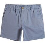 Blaue Bio Chino-Shorts mit Reißverschluss aus Baumwolle maschinenwaschbar für Herren Weite 32 für den für den Sommer 