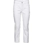 Reduzierte Weiße MAC Jeans Angela Slim Fit Jeans aus Baumwolle enganliegend für Damen Größe XS Weite 44, Länge 28 