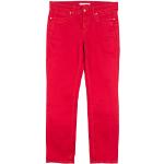 Dunkelrote MAC Jeans Angela Stretch-Jeans aus Denim für Damen Weite 42 