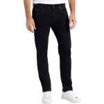 Schwarze MAC Jeans Arne Stretch-Jeans mit Reißverschluss aus Denim für Herren Weite 36 