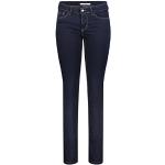 Blaue MAC Jeans Carrie Pipe Damenjeans aus Baumwolle Weite 40 