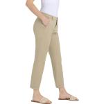 Hellbraune MAC Jeans Chino aus Baumwolle für Damen Größe L 