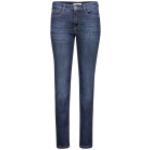 Blaue MAC Jeans Angela Slim Fit Jeans aus Denim für Damen Größe XS 