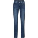 Reduzierte Blaue MAC Jeans Dream Slim Fit Jeans aus Denim für Damen Weite 34 