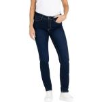 Reduzierte Blaue MAC Jeans Dream Straight Leg Jeans aus Denim für Damen Weite 42 