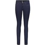 Reduzierte Blaue MAC Jeans Dream Straight Leg Jeans mit Reißverschluss aus Denim für Damen Weite 32 