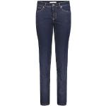 Reduzierte Blaue MAC Jeans Melanie Straight Leg Jeans aus Denim für Damen Weite 42 