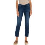 Blaue MAC Jeans Dream Summer Straight Leg Jeans aus Denim für Damen Größe XXL Weite 36 
