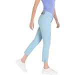 Hellblaue MAC Jeans Dream Summer Slim Fit Jeans aus Denim für Damen Größe S Weite 36 