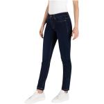 Reduzierte Blaue MAC Jeans Dream Skinny Jeans mit Reißverschluss aus Denim für Damen Größe XL 