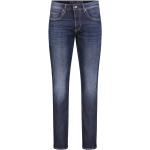Mac, Slim-Fit Jeans in Verblasstem Marine-Muster Blue, Herren, Größe: W34 L32