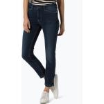 Blaue Unifarbene MAC Jeans Slim Fit Jeans aus Denim für Damen Größe XS Weite 44 
