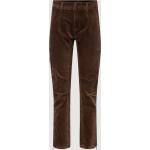 Reduzierte Braune MAC Jeans Samthosen mit Reißverschluss aus Baumwollmischung für Damen Größe S Weite 38, Länge 28 