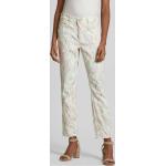 Pinke MAC Jeans Dream Summer 5-Pocket Hosen aus Baumwollmischung für Damen Größe XXL Weite 36 