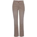 Reduzierte Braune Bestickte MAC Jeans Jeans mit Stickerei aus Baumwolle für Damen Größe XS Weite 34, Länge 30 