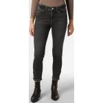 Reduzierte Anthrazitfarbene Unifarbene MAC Jeans Slim Fit Jeans aus Denim für Damen Größe XS Weite 32 