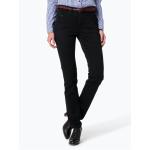 Schwarze Unifarbene MAC Jeans Skinny Jeans aus Baumwollmischung für Damen Größe XS Weite 44, Länge 30 