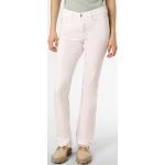 Weiße Unifarbene MAC Jeans Bootcut Jeans aus Denim für Damen Größe XS Weite 34, Länge 32 