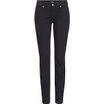 Schwarze MAC Jeans Carrie Pipe 5-Pocket Jeans aus Denim für Damen Weite 42 