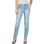 Reduzierte Blaue MAC Jeans Dream Slim Fit Jeans aus Denim für Damen Weite 34 