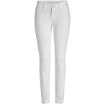 Reduzierte Weiße MAC Jeans Dream Straight Leg Jeans aus Denim für Damen Weite 34 
