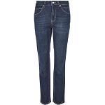 MAC Jeans Damen Melanie Straight Jeans, Blau (Dark Blue D845), W42/L36