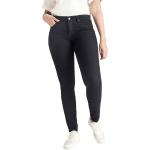 Schwarze Bestickte MAC Jeans Dream Jeans mit Stickerei mit Reißverschluss aus Denim für Damen Größe L Weite 38 