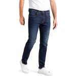 Dunkelblaue MAC Jeans Arne Slim Fit Jeans aus Denim für Herren Weite 32 