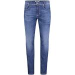 Blaue Vintage MAC Jeans Straight Leg Jeans aus Denim für Herren Weite 36 