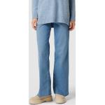 Hellblaue Loose Fit MAC Jeans 5-Pocket Jeans mit Reißverschluss aus Baumwollmischung für Damen Größe XS Weite 34, Länge 32 