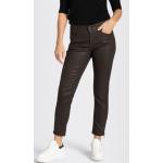 Braune Slim Fit Jeans aus Denim für Damen Weite 36, Länge 28 