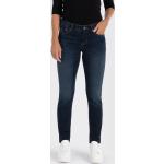 Mitternachtsblaue MAC Jeans Slim Fit Jeans aus Denim für Damen Größe L Weite 42, Länge 30 
