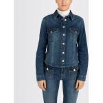 Schwarze MAC Jeans Übergangsjacken aus Baumwollmischung für Damen für den für den Herbst 