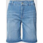 Blaue MAC Jeans Jeans-Shorts aus Baumwolle für Damen Größe L für den für den Sommer 