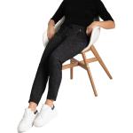 Graue Unifarbene Business MAC Jeans Business-Hosen für Damen Größe XS Weite 44 