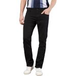 Schwarze Bestickte MAC Jeans Jeans mit Stickerei mit Reißverschluss aus Baumwolle für Herren Größe XXL Weite 31 