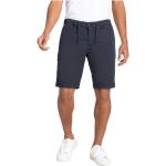 Blaue Casual MAC Jeans Chino-Shorts mit Knopf aus Jersey für Herren 