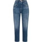 Indigofarbene Atmungsaktive MAC Jeans Stretch-Jeans aus Denim für Damen Größe XS 