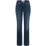 Mitternachtsblaue MAC Jeans Melanie Straight Leg Jeans aus Denim für Damen Länge 30 