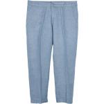 Reduzierte Blaue MAC Jeans Leinenhosen aus Leinen für Damen 