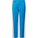 Lila Unifarbene MAC Jeans Chino mit Reißverschluss aus Baumwolle für Damen Größe M 