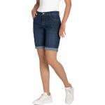 Dunkelblaue MAC Jeans Jeans-Shorts aus Denim für Herren für den für den Sommer 