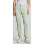 Mintgrüne Unifarbene MAC Jeans Dream Summer 7/8-Hosen aus Baumwollmischung für Damen Größe XXL Weite 36 