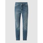 Reduzierte Hellblaue MAC Jeans Dream Slim Fit Jeans mit Reißverschluss aus Baumwollmischung für Damen Größe XS Weite 34 