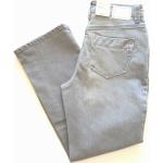 Graue MAC Jeans Stella Mom-Jeans aus Baumwollmischung für Damen Größe L 