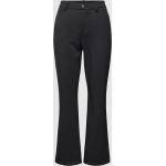Reduzierte Schwarze Unifarbene MAC Jeans Stoffhosen aus Polyamid für Damen Größe S 