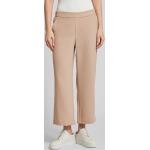 Kamelbraune Unifarbene Loose Fit MAC Jeans Stoffhosen aus Polyester für Damen Größe S 