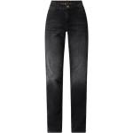 Reduzierte Schwarze MAC Mode Dream Straight Leg Jeans aus Baumwollmischung für Damen Größe XS Weite 38, Länge 30 - versandkostenfrei 